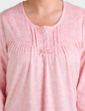 Thermal Fleece Print Nightdress - Pink