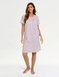 Short Sleeve Print Nightdress - Pink