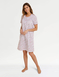 Short Sleeve Print Nightdress - Pink