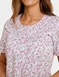 Short Sleeve Print Nightdress - Pink