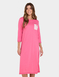 Pack of 2 Print and Plain Nightdresses - Pink
