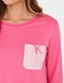 Pack of 2 Print and Plain Nightdresses - Pink