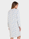 Brushed Fleece Print Nightdress - Blue