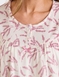 Brushed Fleece Print Nightdress - Pink