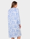 Brushed Fleece Print Nightdress - Blue