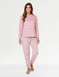 Supersoft Velour Fleece Pyjama - Pink