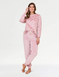 Supersoft Velour Fleece Pyjama - Pink