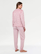 Supersoft Velour Fleece Pyjama - Pink