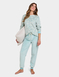 Supersoft Velour Fleece Pyjama - Sage