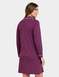 Plum Collar and Rever Jersey Nightdress - Plum