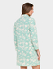 Sage Collar and Rever Jersey Nightdress - Sage