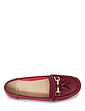 Nautical Wide Fit Leather Loafer - Cherry