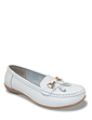 Nautical Wide Fit Leather Loafer - White