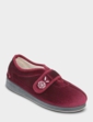 Padders Camilla Extra Wide EE Fit Slipper - Red