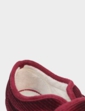 Padders Camilla Extra Wide EE Fit Slipper - Red