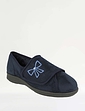 DB Keeston Ladies Wide Fit 6E-8E Slipper - Navy