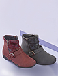 Dr Keller Wide Fit Thermal Lined Buckle Ankle Boot