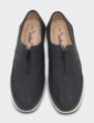 Dr Keller Zip Front Wide E Fit Leisure Shoe - Black