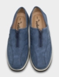 Dr Keller Zip Front Wide E Fit Leisure Shoe - Navy