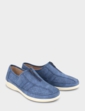 Dr Keller Zip Front Wide E Fit Leisure Shoe - Navy