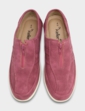 Dr Keller Zip Front Wide E Fit Leisure Shoe - Plum