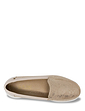 Metallic Over Print Loafer Style Shoe - Champagne