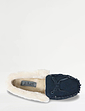 Ladies Suede Moccasin Slipper - Navy