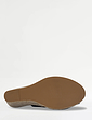 Wide E Fit Mock Suede Espadrille Sandal - Navy