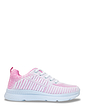 Wide EE Fit Lace Up Knit Fabric Leisure Shoe - White