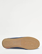 Leather Extra Wide EE Fit Loafers - Navy