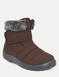 Wide Fit Thermal Lined Showerproof Boots - Chocolate