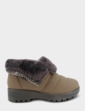 Wide Fit Thermal Lined Showerproof Boots - Green