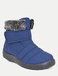 Wide Fit Thermal Lined Showerproof Boots - Navy