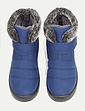 Wide Fit Thermal Lined Showerproof Boots - Navy