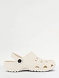 Wide Fit Lightweight Clog Shoe - Stone