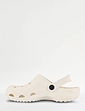 Wide Fit Lightweight Clog Shoe - Stone