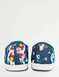 Dr Keller Wide Fit Slip On Canvas Shoe - Navy Print
