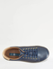 Leather Wide E Fit Lace Up Leisure Shoes - Navy