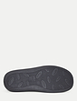 Wide E Fit Elastic Gusset Slipper - Grey