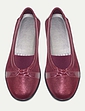 Dr Lightfoot E Fit Wedge Pump - Burgundy