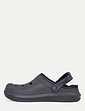 Wide Fit Fleece Lined Clog - Black