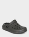 Wide Fit Fleece Lined Clog - Grey