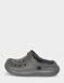 Wide Fit Fleece Lined Clog - Grey