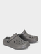 Wide Fit Fleece Lined Clog - Grey