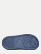 Wide Fit Fleece Lined Clog - Navy