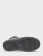 Wide EE Fit Quilted Top Side Zip Showerproof Boot - Grey