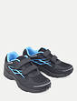 Touch and Close Wide Fit Trainer - Black