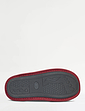 Textured Fleece Mule Slipper - Raspberry