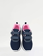 Trueflex Wide EE Fit Lightweight Touch Fasten Mesh Trainer - Navy Pink