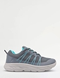 Trueflex Wide EE Fit Mesh Lace Up Trainer - Charcoal